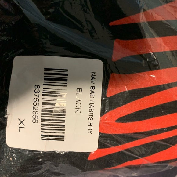 NAV XO BAD HABITS GOOD INTENTIONS ALBUM HOODIE - Picture 2 of 3